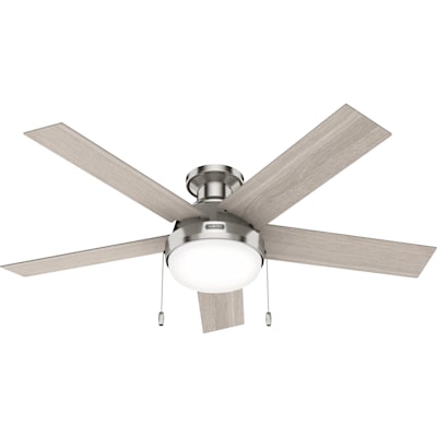 52 Inch Germantown With Led Light Ceiling Fan Hunter