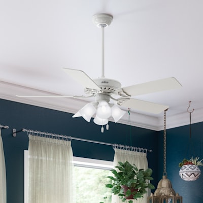 Studio Series with 4 Lights 52 inch Ceiling Fan – Hunter Fan