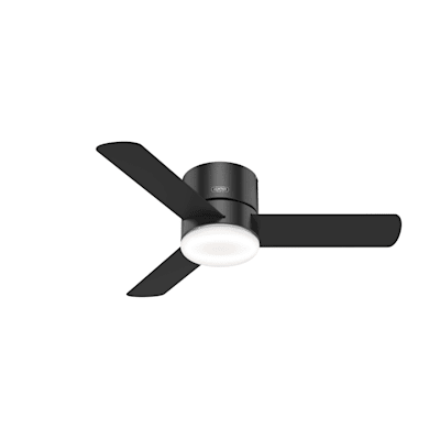 Minimus Low Profile With Led Light 44 Inch Ceiling Fan Hunter