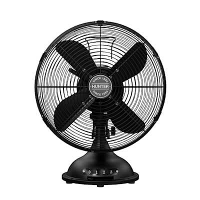 Metal store desk fan