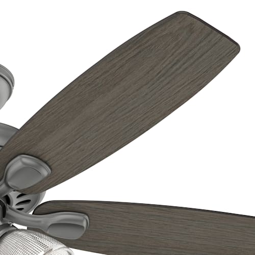 Hunter Highbury 52 In Indoor Brushed Nickel Ceiling Fan With Light Kit