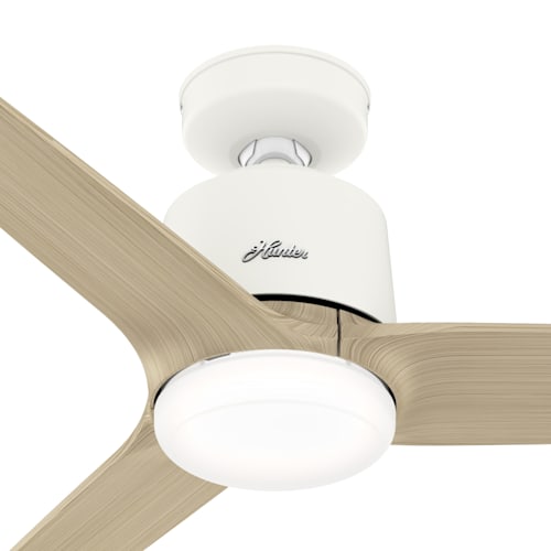 Hunter Moxie 52 in. Integrated LED Indoor Matte Black Ceiling Fan with