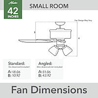 驚きの激安価格 Hunter Builder with 3 Lights 42 inch – Hunter Fan 少年漫画
