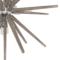 Hunter Aker 36 in. LED Indoor Brushed Nickel Ceiling Fan