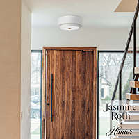 Hunter Brookside 2 Light Medium 13 Inch Flush Ceiling Light