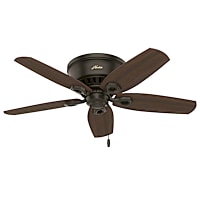 Hunter Fan Company, 51023, 42 inch Conroy Onyx Bengal Low
