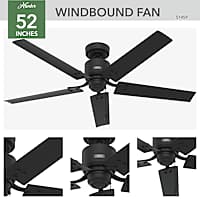 Hunter Windbound Outdoor 52 inch – Hunter Fan