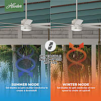 Hunter Solaria Outdoor ENERGY STAR with LED Light 72 inch