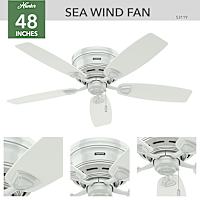 扇風機・サーキュレーター SOPHNET. WDS NECK FAN WIND AND SEA WHITE sea-wind-outdoor-low-profile-