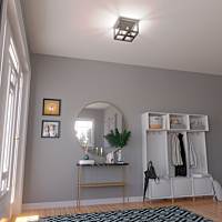Hunter Aren 44 In. Indoor Brushed Nickel Ceiling Fan With Light Kit 51449 - The Home Depot