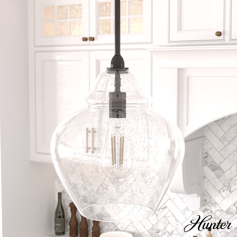 Hunter Dunshire 1 Light Small Pendant Ceiling Light Fixture Hunter Fan