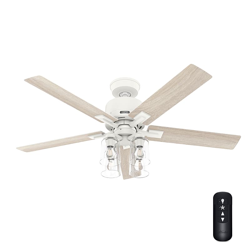 Hunter 52311 Techne Matte Black LED 52 Ceiling Fan