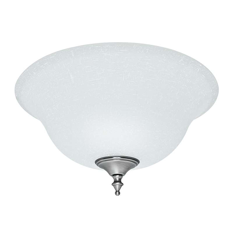 Hunter White Linen Glass Bowl 99162 Hunter Fan