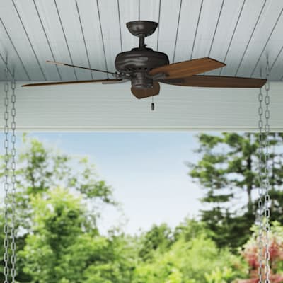 A4 Details about   53311 Hunter Ceiling Fan 52" Bronze NEWSOME BULB ONLY 
