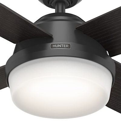 Light 52 Inch Ceiling Fan, Hunter Indoor Ceiling Fan With Light And Remote Control