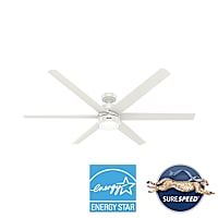 Hunter Solaria Outdoor ENERGY STAR with LED Light 72 inch and Wall