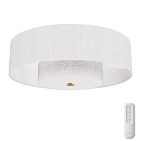 Brookside Jasmine Roth Indoor Fandelier with LED Light 30 inch with remote