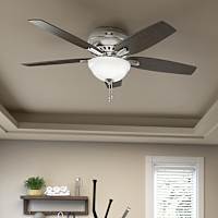 扇面16 Hunter Newsome Low Profile with Light 52 inch – Hunter Fan