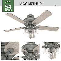 MacArthur with LED Light 54 Inch