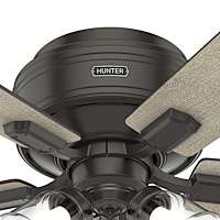 Hunter Crestfield Low Profile with 3 LED Lights 52 inch – Hunter Fan