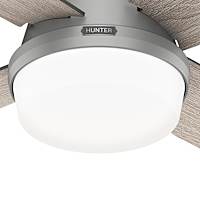 Hunter Dempsey Low Profile with Light 52 inch and Remote – Hunter Fan