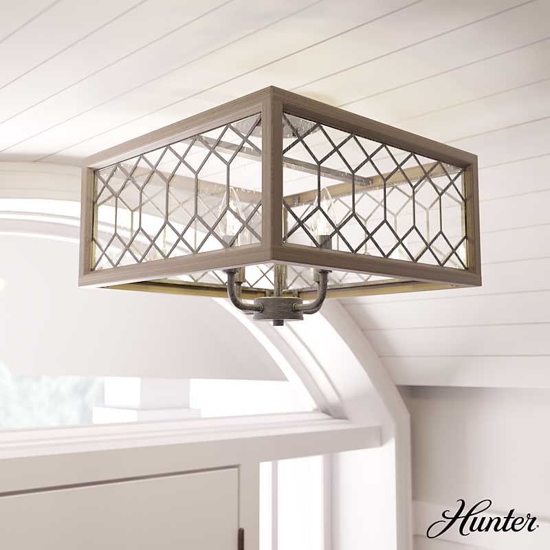 適当な価格 Semi-Flush Light 4 Chevron Hunter Mount Light Ceiling 地球儀