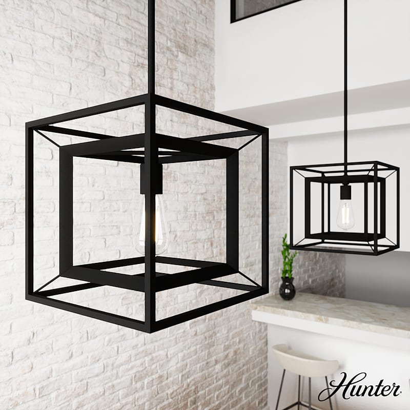 Hunter Doherty Convertible 1 Light Pendant 12 inch Ceiling