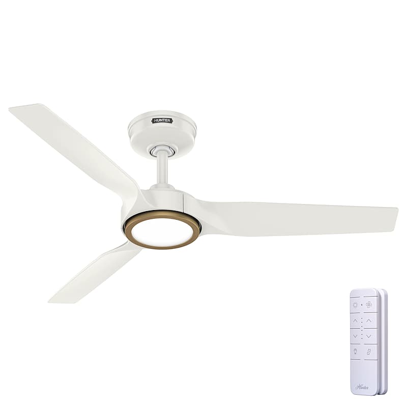 Hunter ZenTech 3 Blade Indoor/Outdoor Smart Fan 44in and Remote