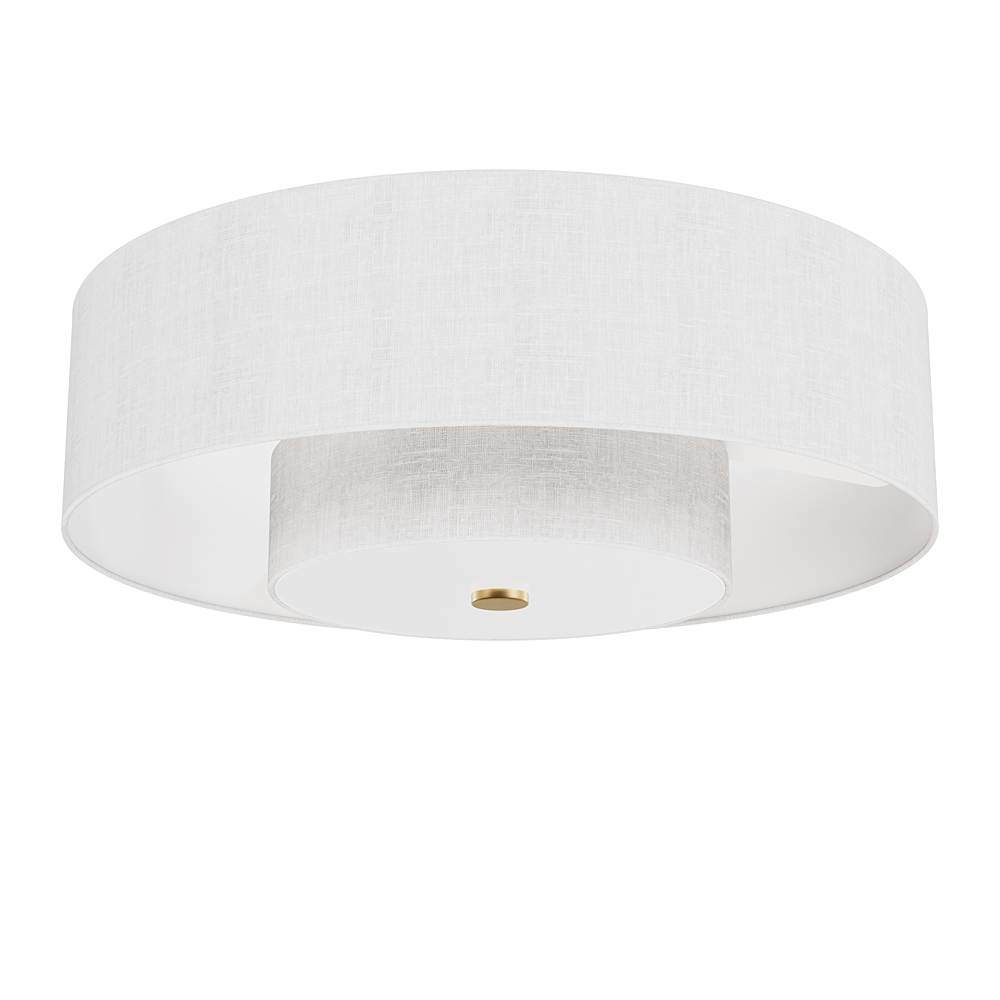 Brookside Jasmine Roth Indoor Fandelier with LED Light 30 inch with remote