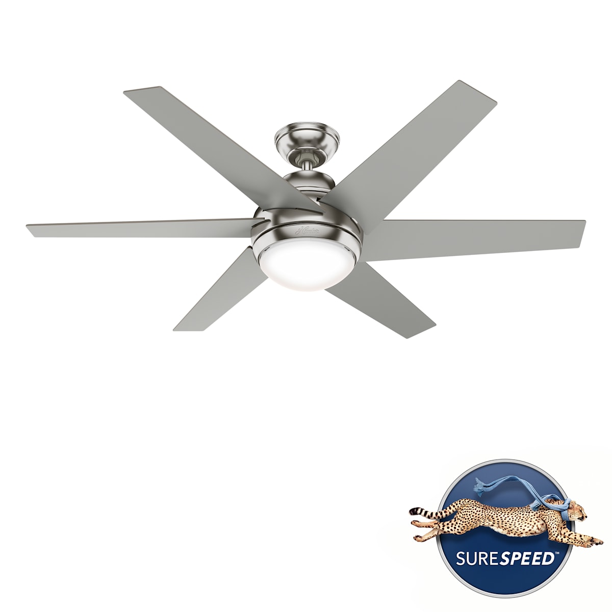 Off White Hunter Fan Company Hunter 27182 Fan/Light Dual Slide Fan/Light Control