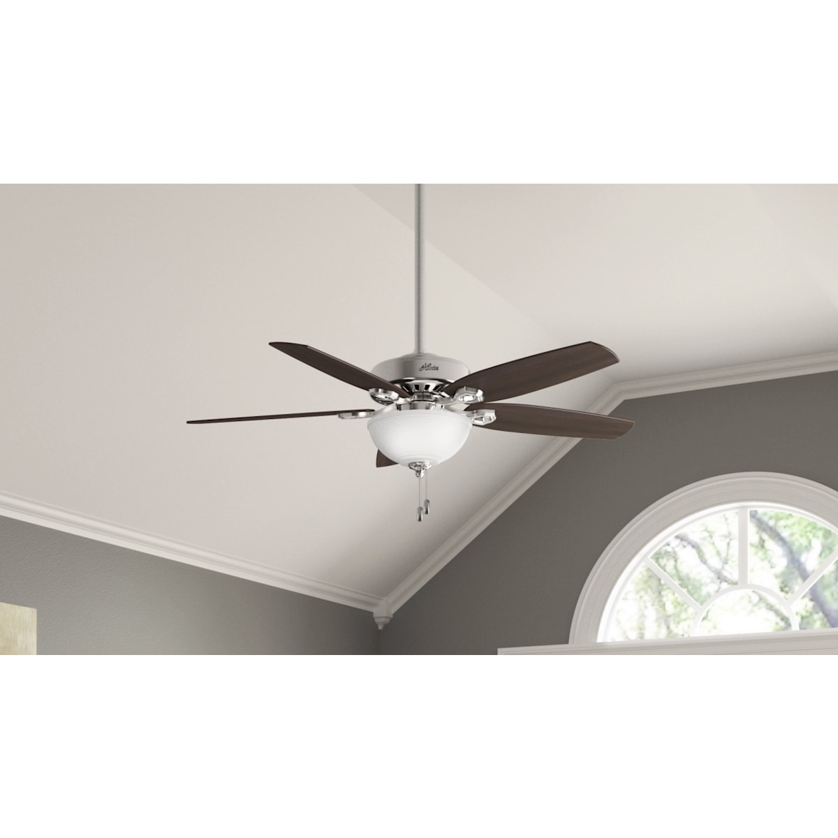 Builder Deluxe with Light 52 inch Ceiling Fan | Hunter Fan