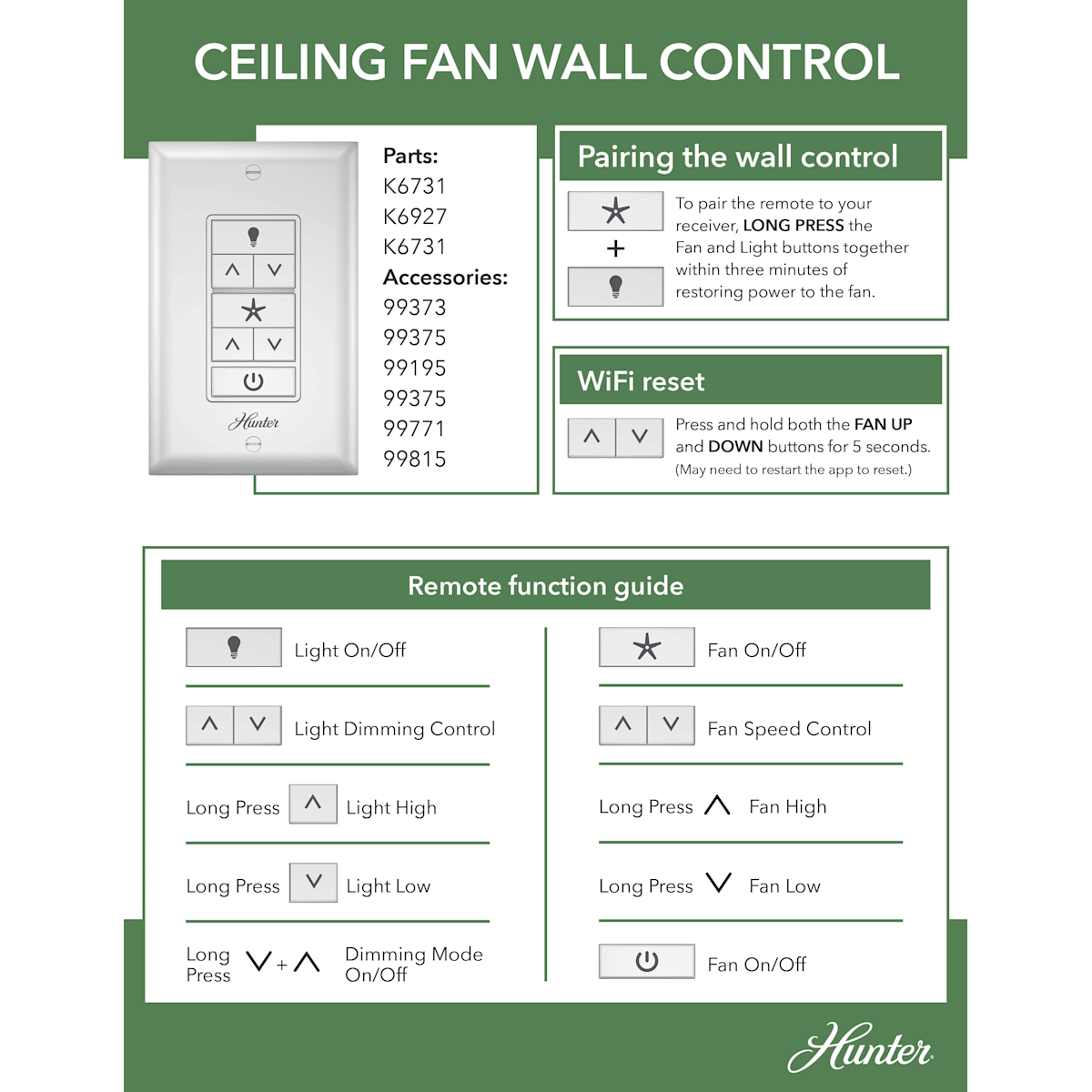 Hunter Fan 27182 Wiring Diagram Wiring Diagram
