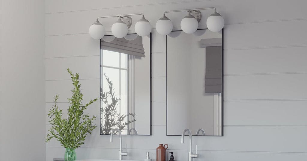 How to install a bathroom vanity light for a quick update
