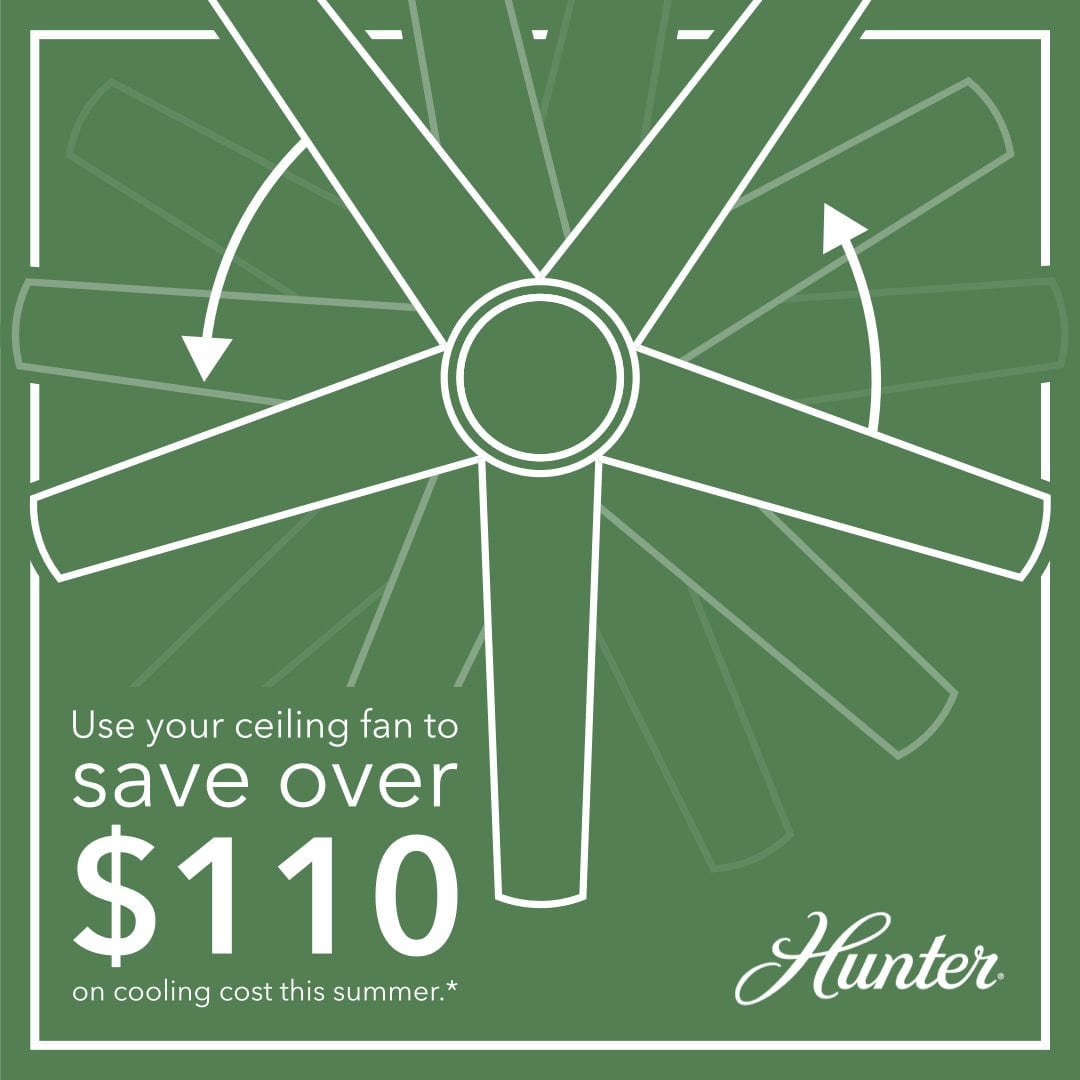 How to Save Energy (And Money) with a Ceiling Fan Summer 2022!