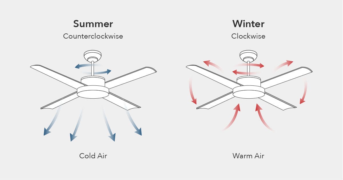 Which way should my fan spin in summer or winter?