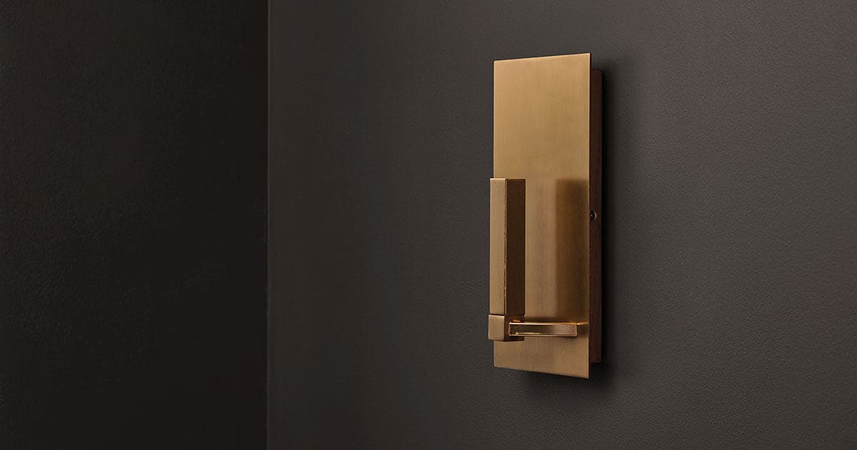 Installing wall sconce