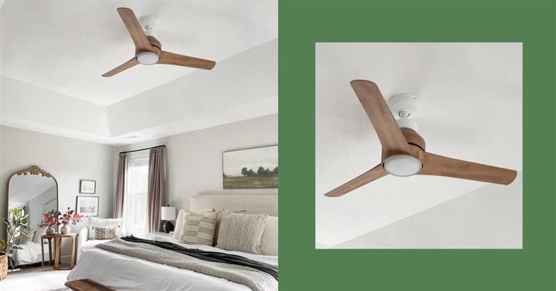 Lakemont ceiling fan in bedroom