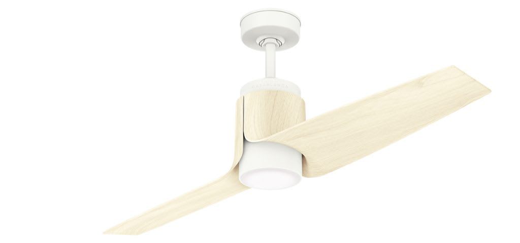 Casablanca Aya outdoor fan with LED light 54 inch with white blades