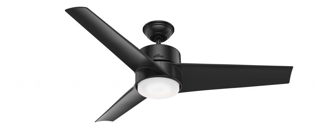 light matte black ceiling fan