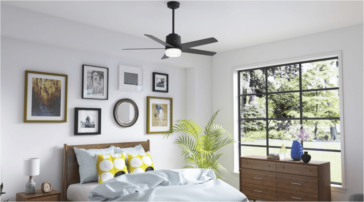 Hunter Colby 52 Matte Black Outdoor Ceiling Fan Reviews Shelly Lighting