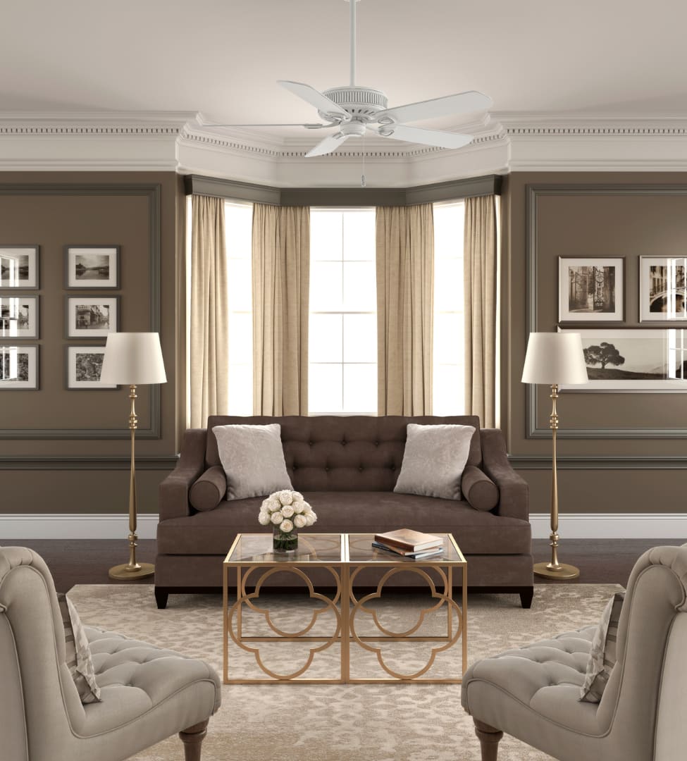 Ainsworth 54 inch in cottage white finish.