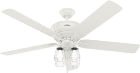 60 inch Grantham in fresh white finish