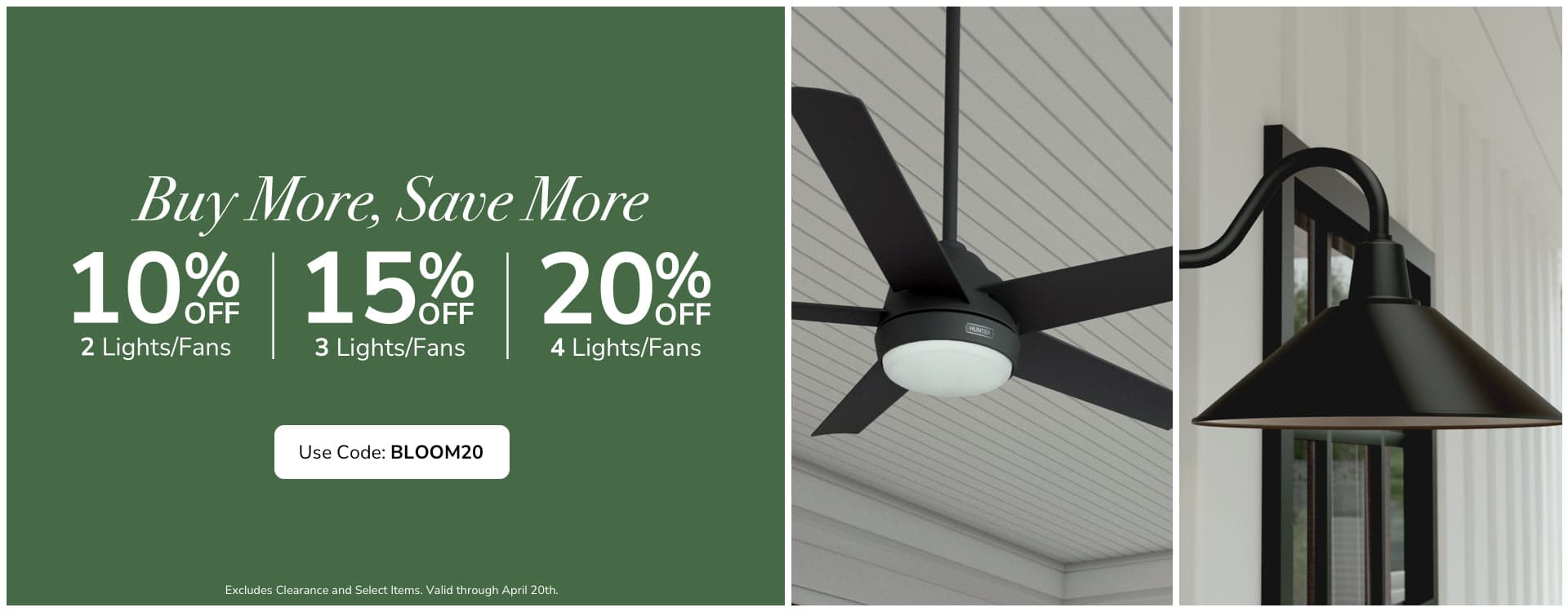 Built to Endure. Outdoor Fans and Lighting. Shop Outdoor.