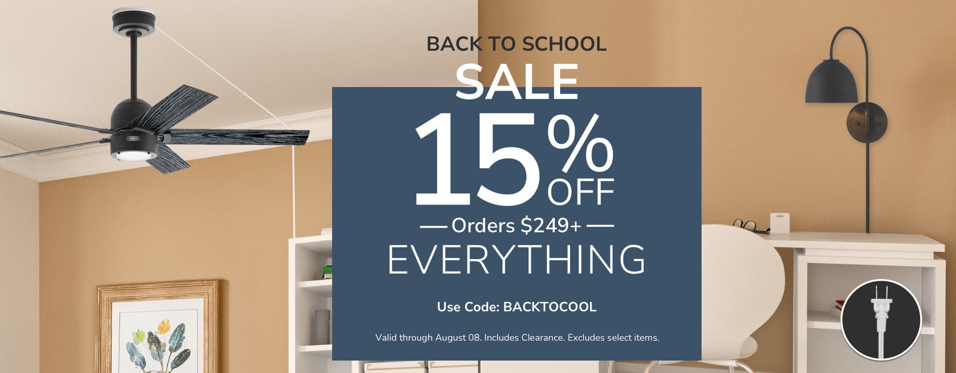 Back to School Sale. 15% Off Everything Orders $249+ with code BACKTOCOOL. Valid through August 8th. Includes Clearance. Excludes select items