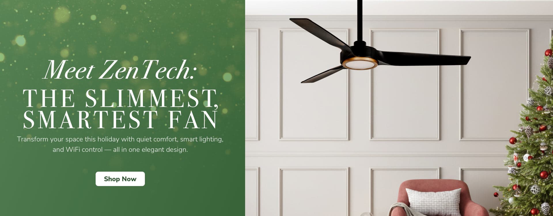 Meet ZenTech | The Slimmest, Smartest Fan. Shop Now.