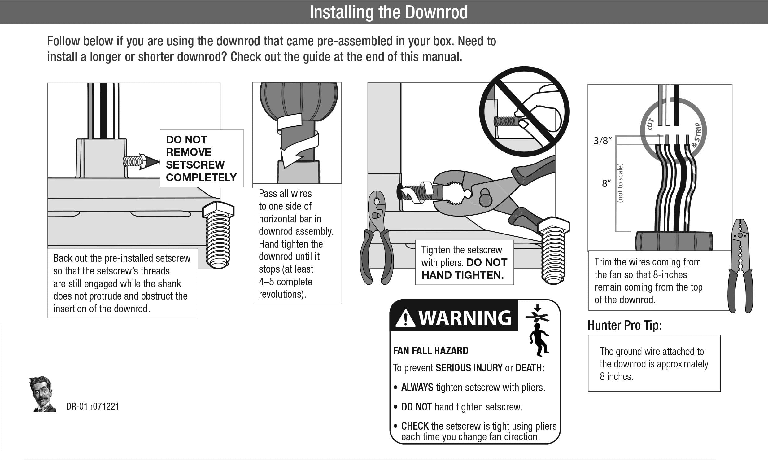 How To Take Down Hunter Ceiling Fan How to Install a Ceiling Fan – Hunter Fan