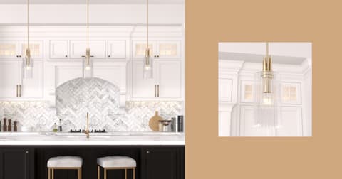 Gatz mini pendant in Alturas Gold