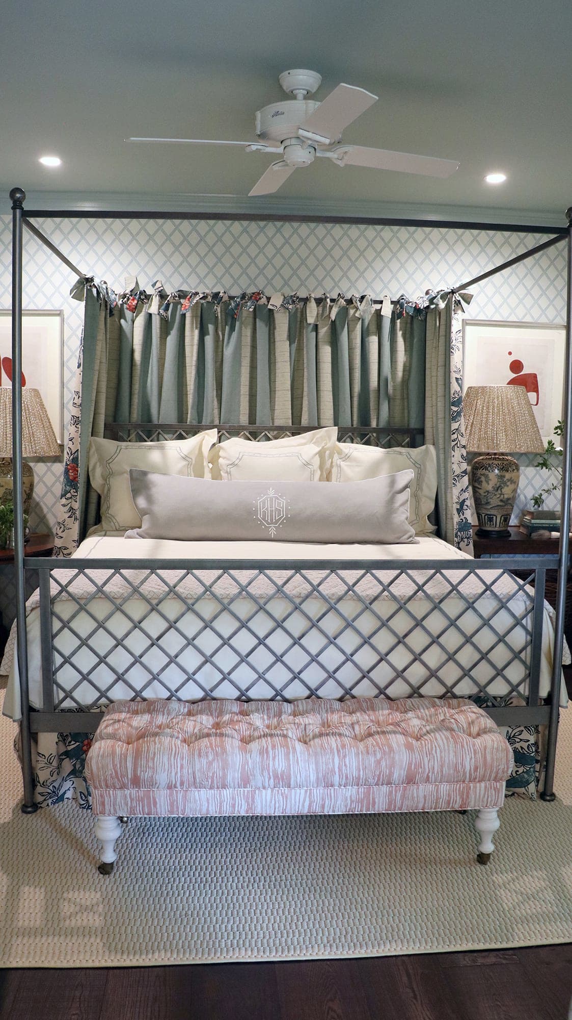 Bennett in master bedroom