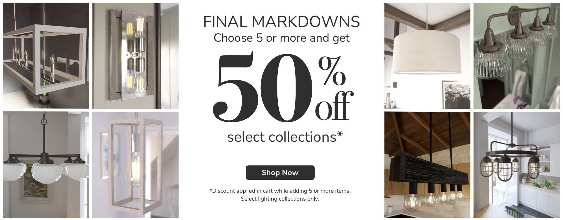 Mix, Match, and Get 50% Off select collections. Shop Now.