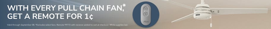 With Every Pull Chain Fan, Get a Remote for $0.01
